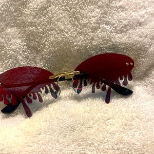 Red Drip Sunglasses